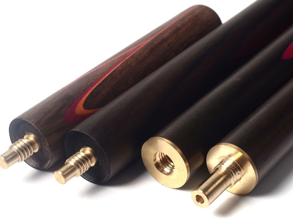 CUESOUL 57 "Handwerk 3/4 Gelenkig Palisander Snooker Queue mit extra 50cm Palisander Queue-Verlänger
