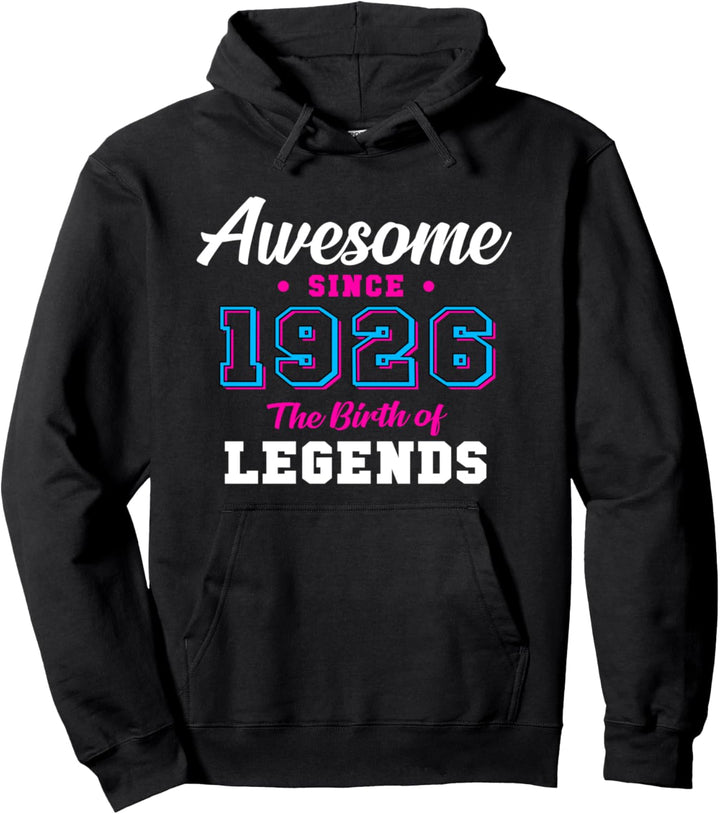 95. Geburtstagsgeschenk Awesome since 1926 95 Jahren Pullover Hoodie