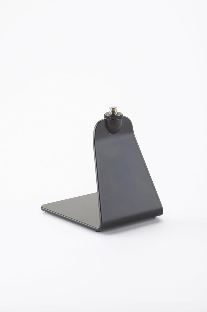 K&M 23250 Design Mikrofon-Tischstativ - Schwarz, Stahl - 12,5 x 13 x 14,2 cm - 3/8“ Gewindeanschluss