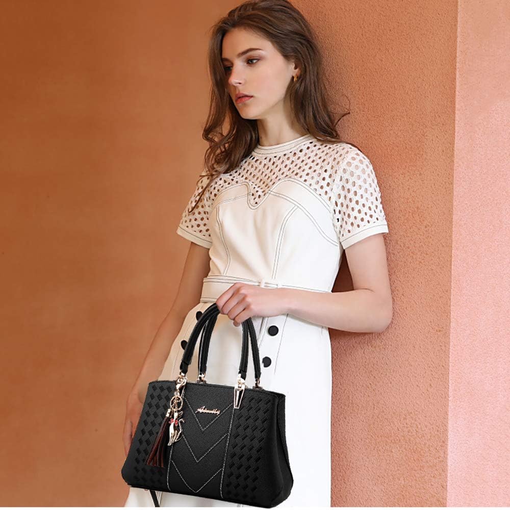 ALARION Damen Geldbörsen und Handtaschen Schultertasche Damen Designer Satchel Messenger Tote Bag 1