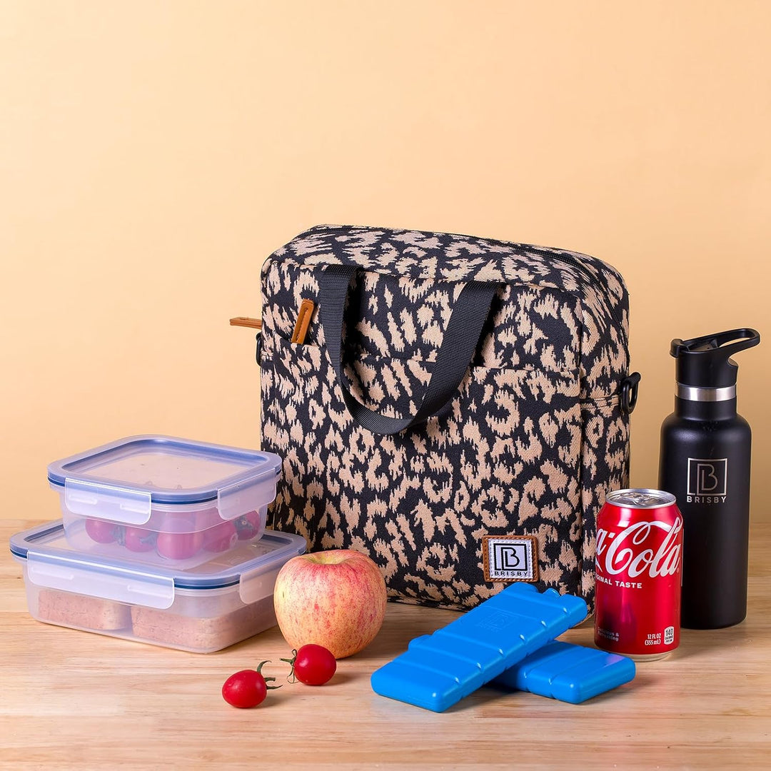 Brisby Lunchtasche - 7L, Vierschicht isolierte Kühltasche mit Kühlelemente, vielseitige Lunchbag (le
