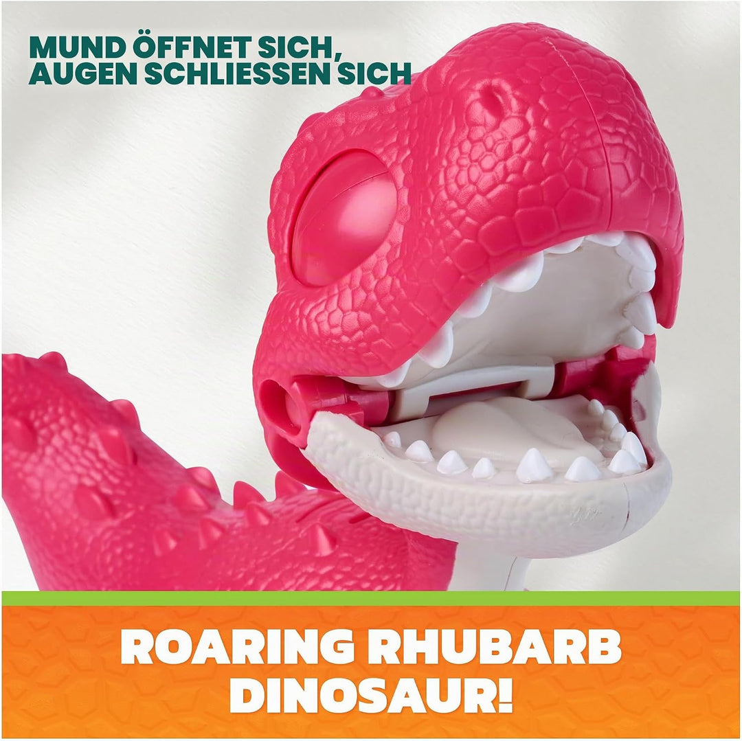 PAW PATROL: Der Dino Film, Roaring Pups, Marshall &amp; Rhabarber Dino-Figur, der durch Bewegung mit rea