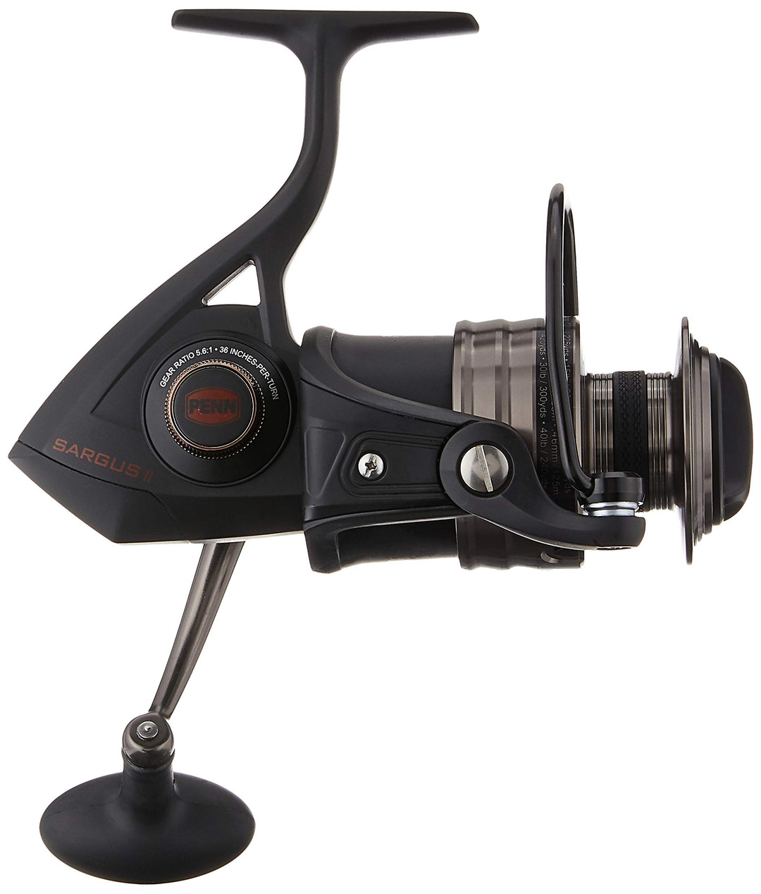Penn Sargus II 5000 Spin Reel Box, schwarz, S