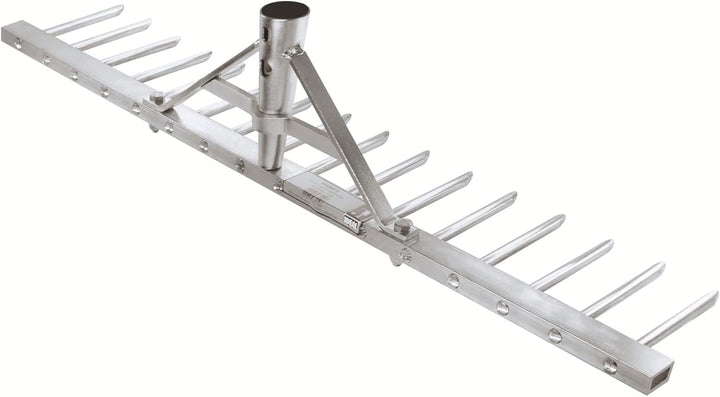 IDEAL-Profi-Aluminiumrechen | Grasschnitt & Heu zusammenrechen, leichte Planier- und Einsaatarbeiten