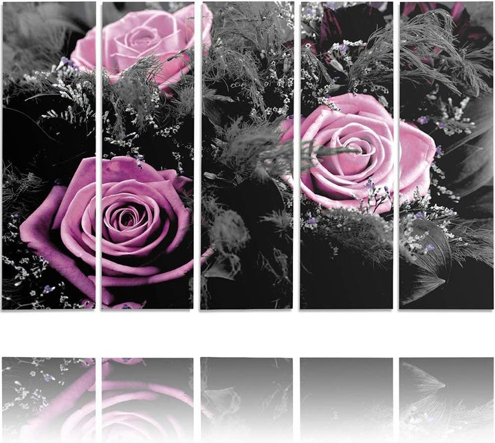 Feeby. Leinwandbild - 5 Teile - Bilder, Wand Bild, Wandbilder, Kunstdruck XXL, 5-Teilig, Typ C, 100x