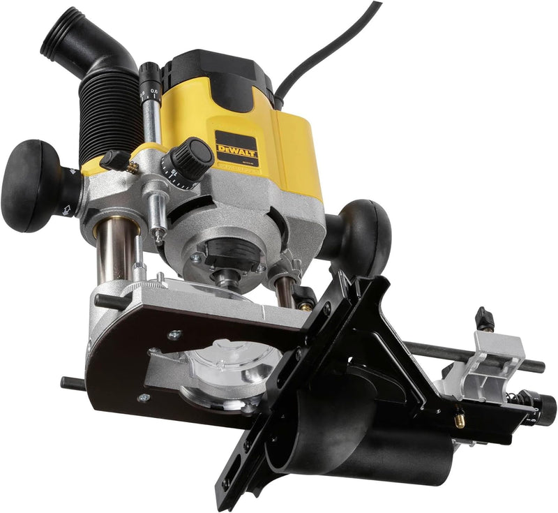 DeWalt 1.100 Watt Oberfräse (Leerlaufdrehzahl 8.000 - 24.000 min-1, Fräskorbhub 55 mm, max Fräs-ø 36