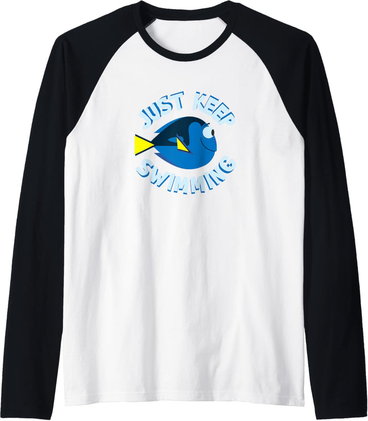Disney Pixar Finding Dory Keep Swimming Raglan