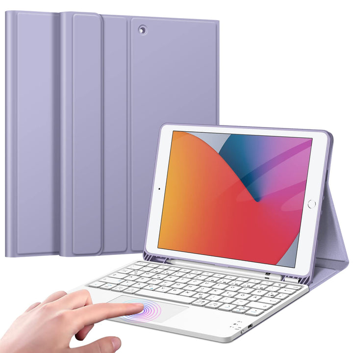 Fintie Tastatur Hülle für iPad (9. / 8. und 7. Generation - 2021/2020/2019), iPad 10.2 Hülle mit Tas