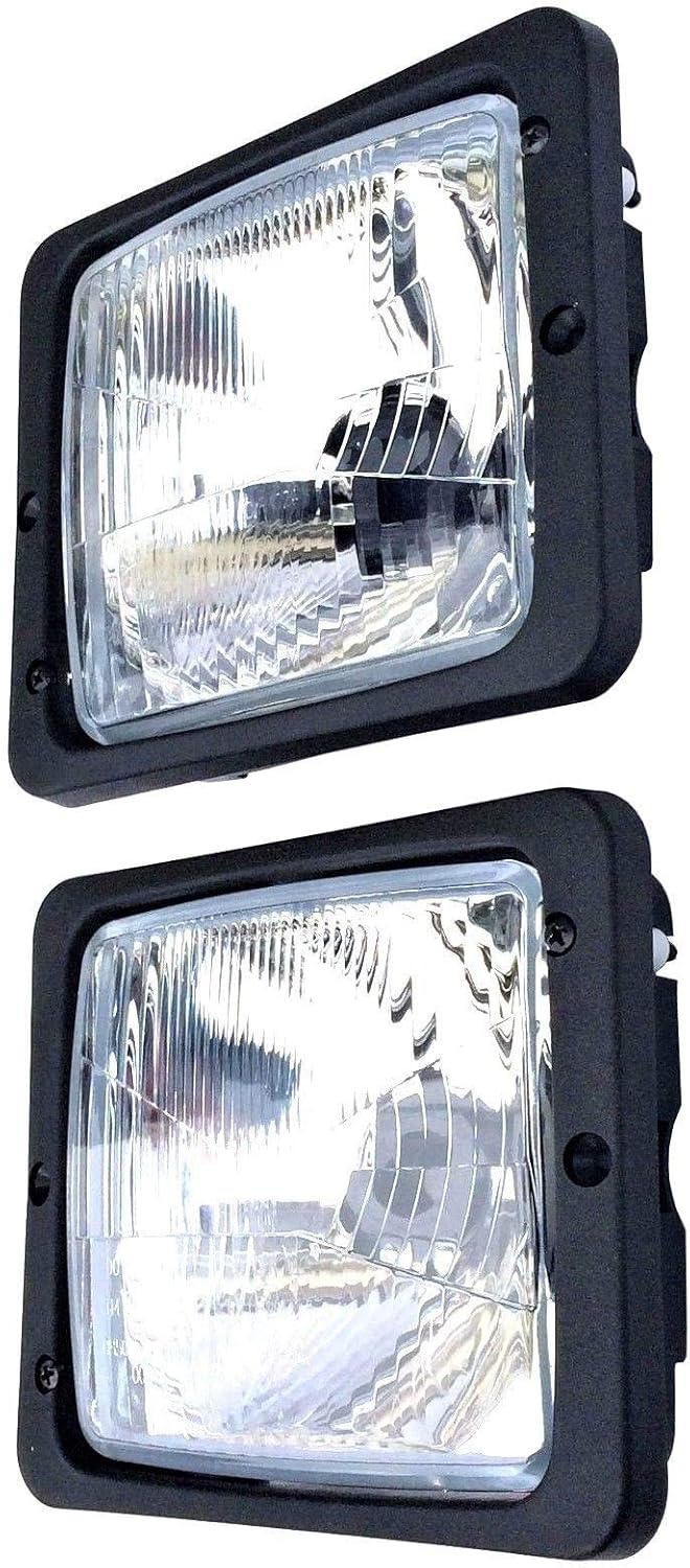 2x Scheinwerfer Fernlicht Abblendlicht H4 172x142 Traktor Zetor Atlas Fendt IHC