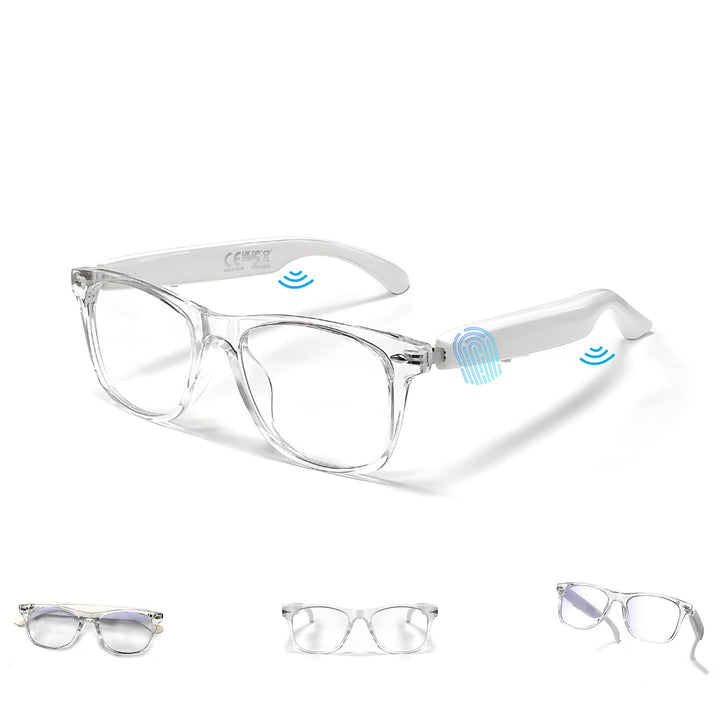 LONGLU Smart Glasses – Echtzeit-AI-Übersetzung per App, Bluetooth 5.4 für Anrufe/Musik, Leichtgewich
