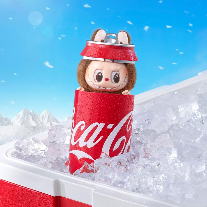 POP MART The Monsters COCA-COLA Series-Vinyl Face Plush Pendant Anime Actionfiguren Sammelfiguren Sa