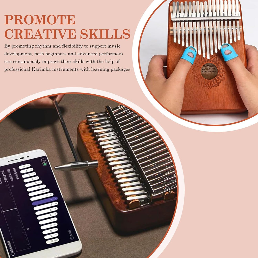 Kalimba Daumenklavier: 21 Tasten Fingerklavier, Kalimba 21 Schlüssel, Tragbares Daumenklavier 21 Sch