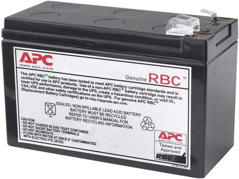 APC APCRBC113 Batterie USV RBC113 schwarz & APCRBC110 - Ersatzbatterie für Unterbrechungsfreie Notst