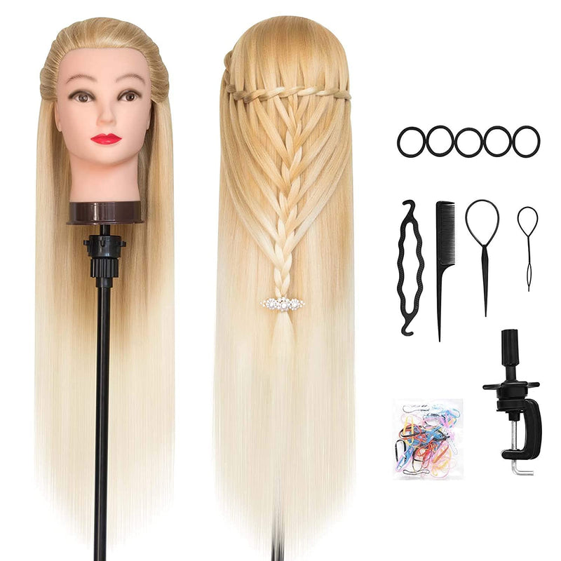 Trainingsköpfe 100% von dem Hochtemperaturfaser Haar Hairdressing Cosmetology Mannequin Frisierkopf