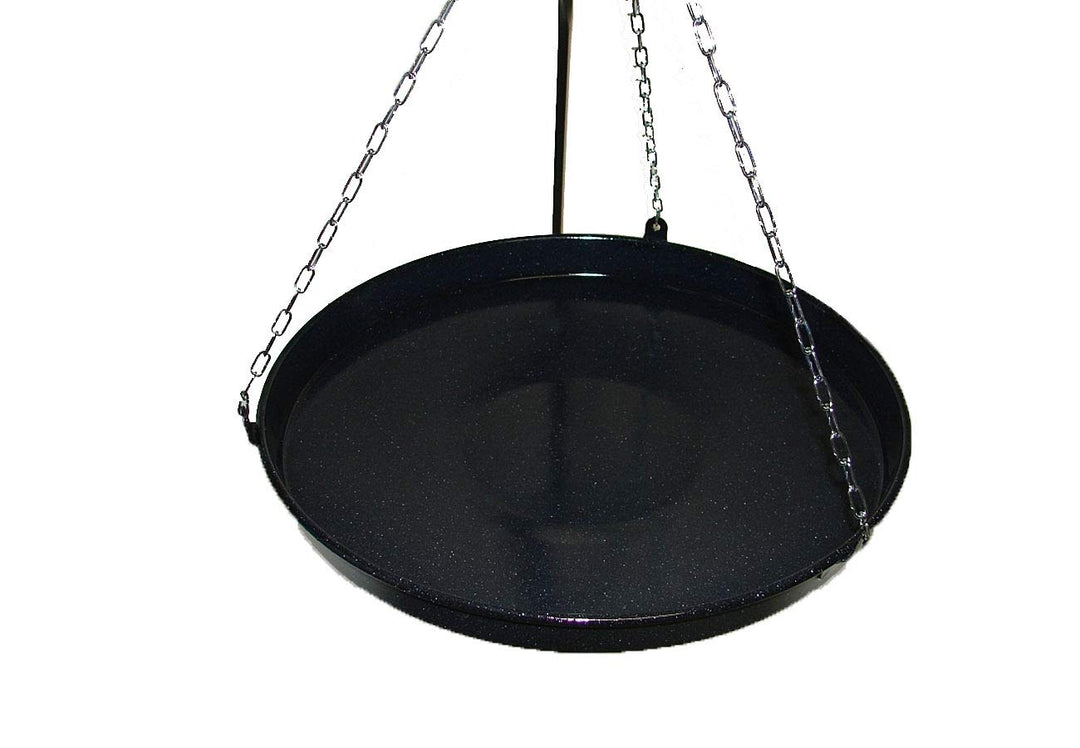 Bratpfanne Grillpfanne Paellapfanne Feuerschale rund 42cm für Dreibein-Grill