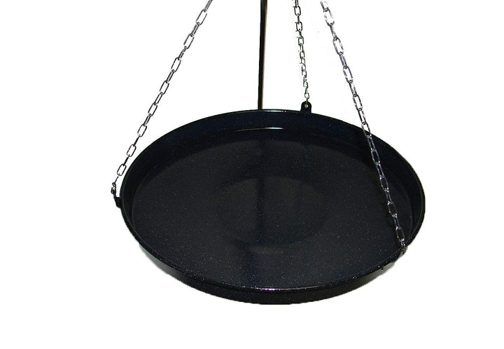 Bratpfanne Grillpfanne Paellapfanne Feuerschale rund 42cm für Dreibein-Grill