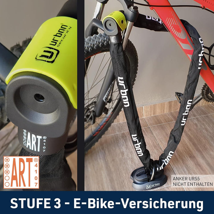 Urban Security 10K120 Motorradschloss Kettenschloss Motorrad Escooter Roller Schloss Motorrad Schlos