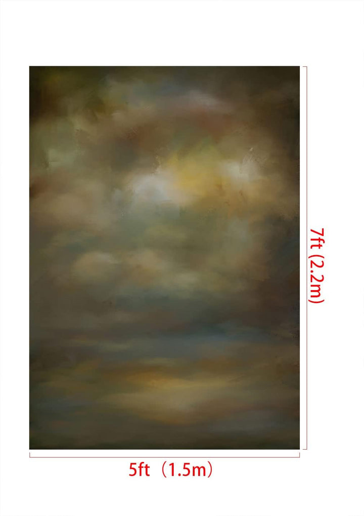 Kate Räucherte Gelbe Hintergrund Wand Textur Mikrofaser Portrait Fotografie Hintergrund Wand Bunte W