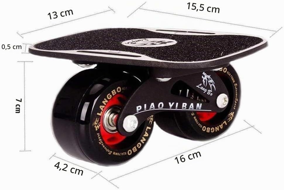 Sumeber Drift Skates Split Skateboard Tragbares Rollschuhdeck Drift High Rebound Skate Outdoor Slidi