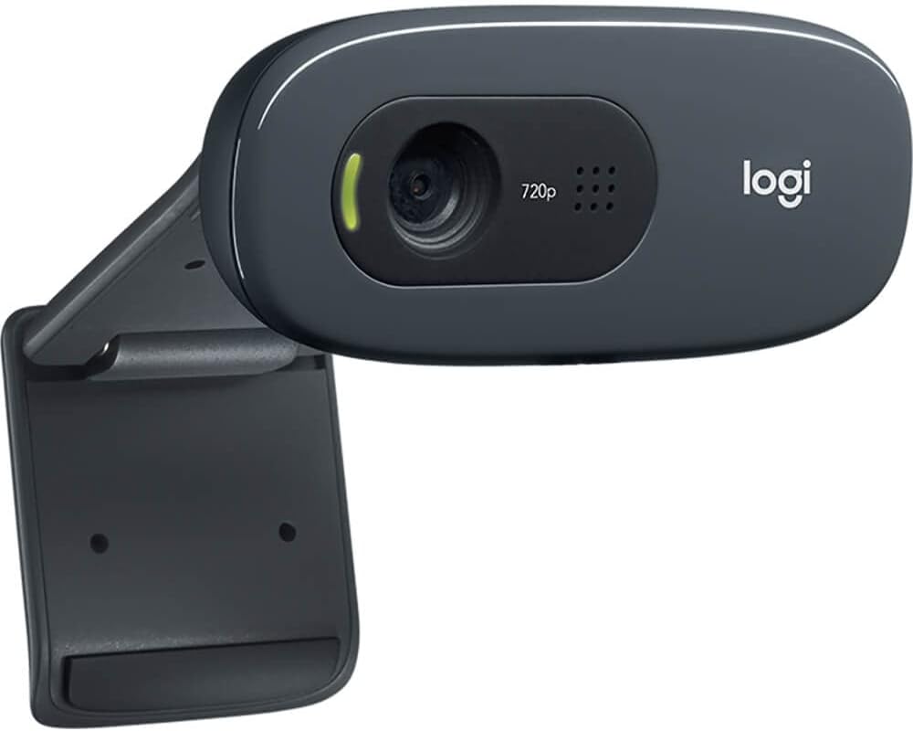Logitech C270 USB2.0 1280 x 720 Pixel Webcam - Schwarz