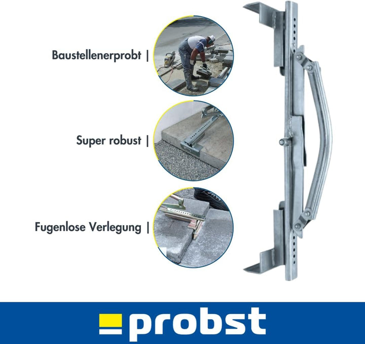 PROBST Plattenheber PPH 33/62 | Für Platten 33-62 cm | Profi-Werkzeug für fugenloses Verlegen von Ge