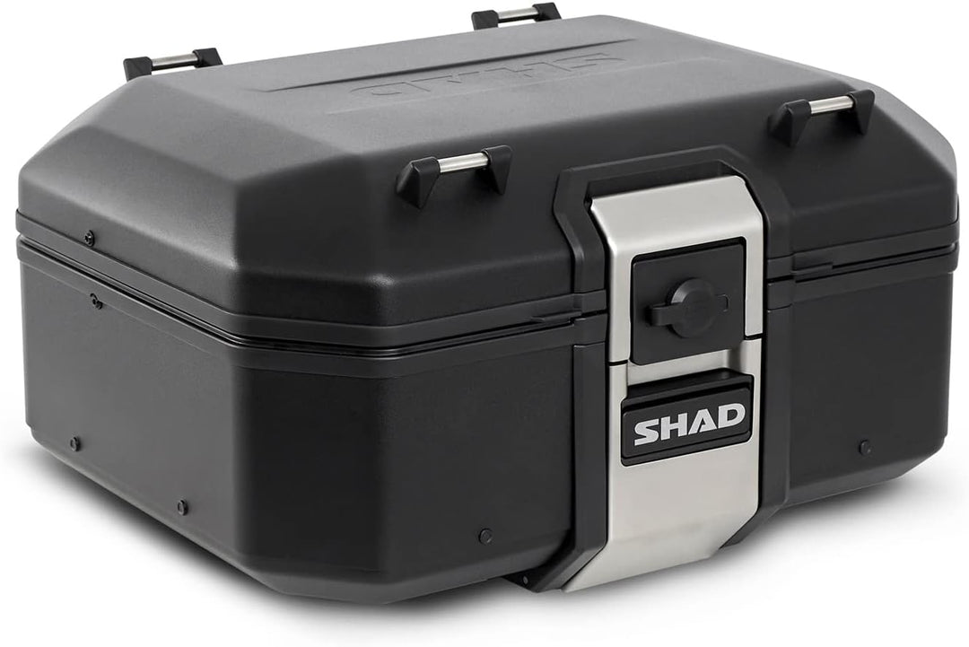 SHAD D0tr37100b - Kofferraum Koffer Motorrad gepäck tr37 Terra Black Edition Black Aluminium, Black