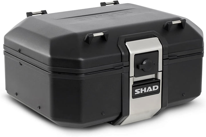 SHAD D0tr37100b - Kofferraum Koffer Motorrad gepäck tr37 Terra Black Edition Black Aluminium, Black