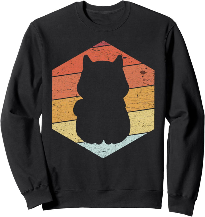 Kawaii Shiba Inu Silhouette Süsse grafische Hundemama Sweatshirt