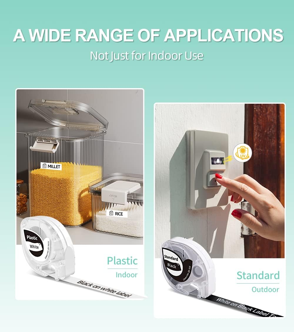 Phomemo Beschriftungsgerät Handgerät P12 Mini Bluetooth Etikettiergerät mit Etikettenband | Thermo-E