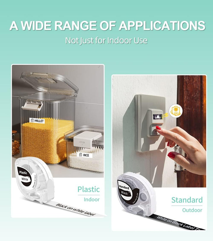Phomemo Beschriftungsgerät Handgerät P12 Mini Bluetooth Etikettiergerät mit Etikettenband | Thermo-E