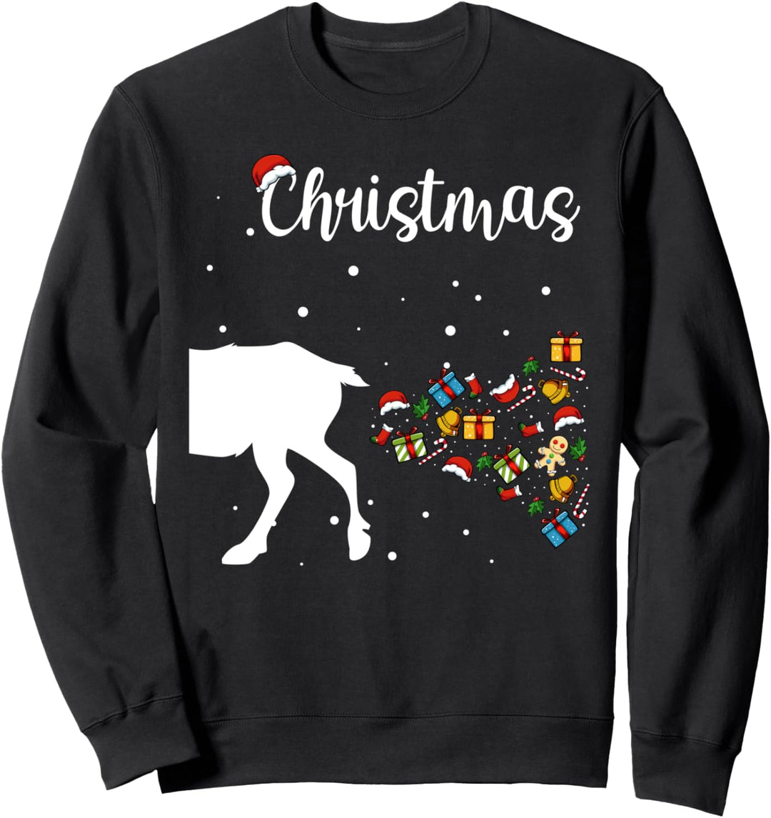Weihnachten Rentier Elch Hirsche Partnerlook Paar Pärchen Sweatshirt