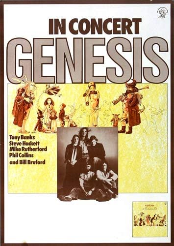 Genesis - Trick of The Tail, 1976 » Konzertplakat/Premium Poster | Live Konzert Veranstaltung | DIN