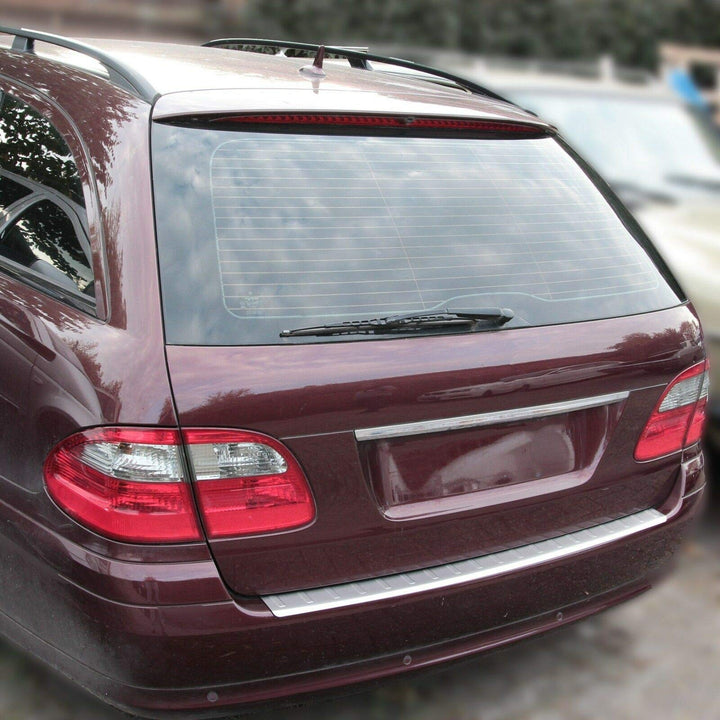 Ladekantenschutz Edelstahl CHROM kompatibel für MERCEDES E-KLASSE S211 CLASSIC | 2002-2009 | premium