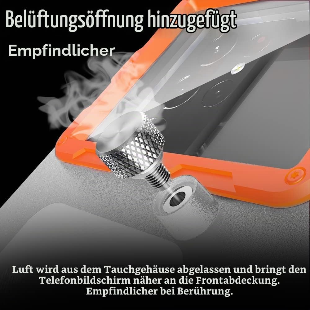 Unterwasser-Tauchgehäuse für iPhone, Samsung Galaxy, Huawei Xiaomi Redmi Smartphones, Professionelle