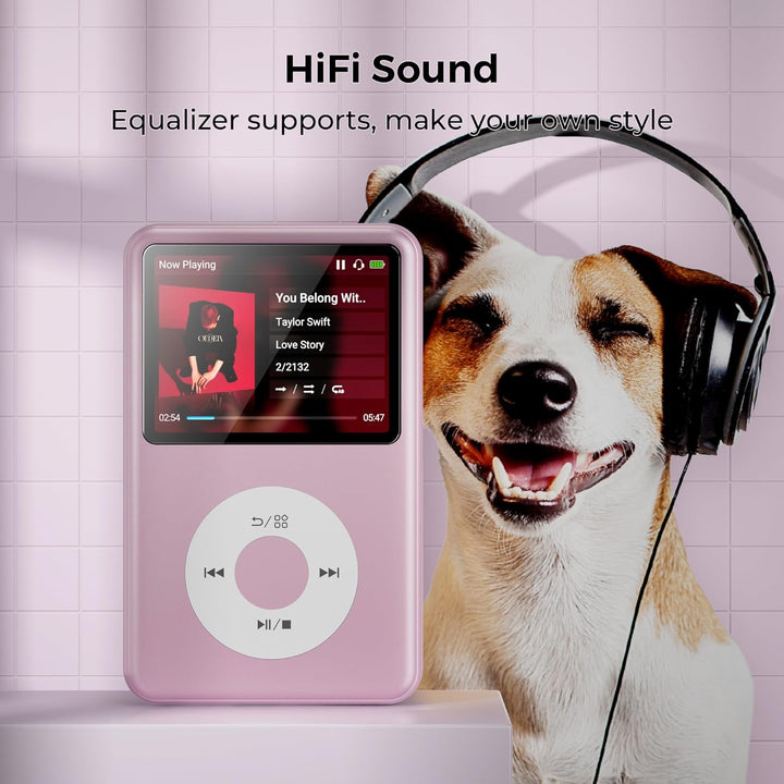 Innioasis Y1 64GB MP3 Player - Zeitlose Klasse: Touch Wheel-Steuerung, Bluetooth, Video-Player, Hörb