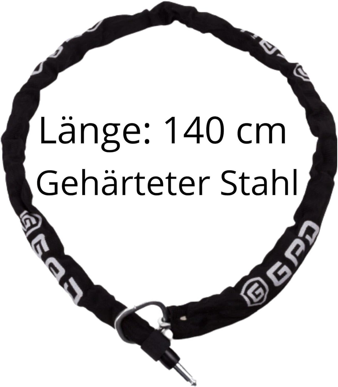 Einsteckkette Schlossverlängerung Steckkette f. Rahmenschloss GAD-PI 5,5x1400 mm