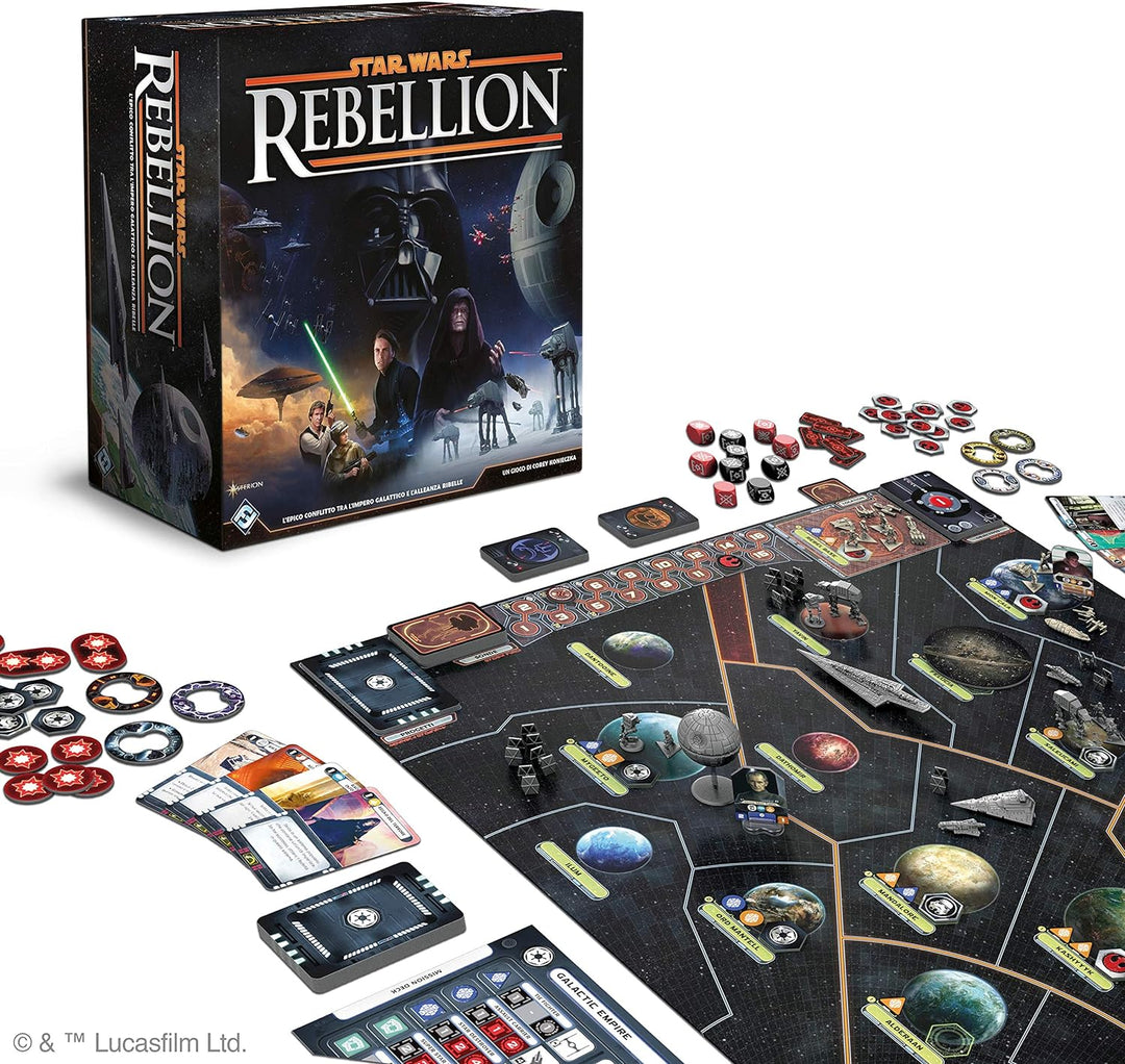 Asmodee Star Wars Rebellion Italienisch