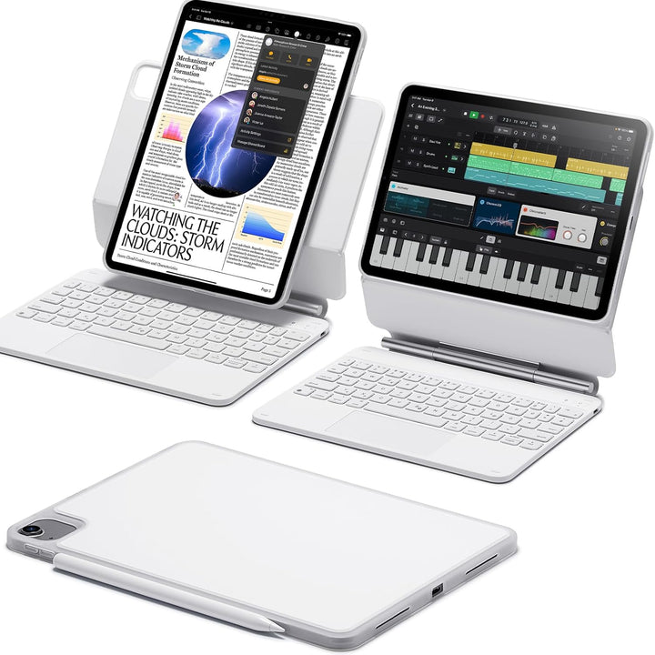 ESR Magnetische Keyboard Hülle, iPad Tastatur Hülle für iPad Pro 11/Air 5/4, magnetischer Ständer, P