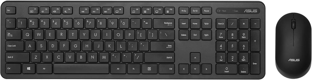 ASUS Kabellose Tastatur und Maus Set CW100 Schwarz Copilot+