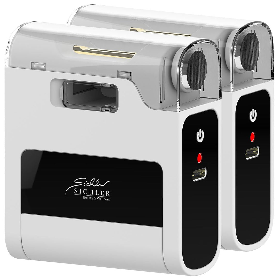 Sichler Beauty Baby-Nagelknipser: 2er-Set elektrische 2in1-Akku-Nagelknipser & -polierer für Erwachs