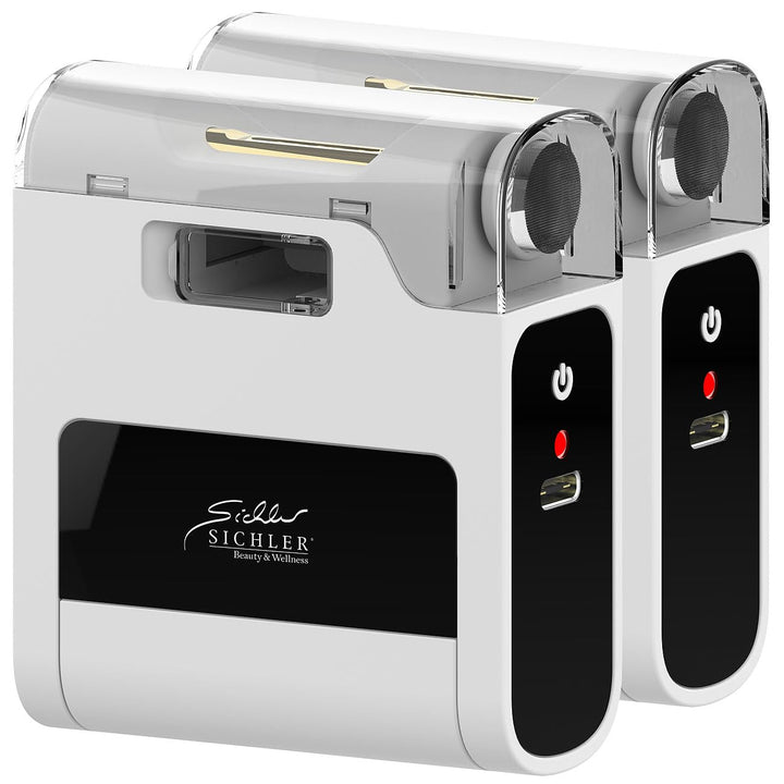 Sichler Beauty Baby-Nagelknipser: 2er-Set elektrische 2in1-Akku-Nagelknipser & -polierer für Erwachs