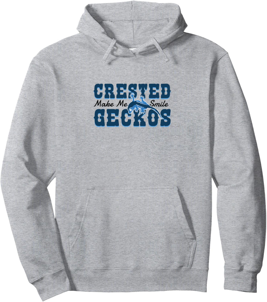 Kammgeckos Niedliche Eidechsen Reptilien Exotische Tiere Pullover Hoodie
