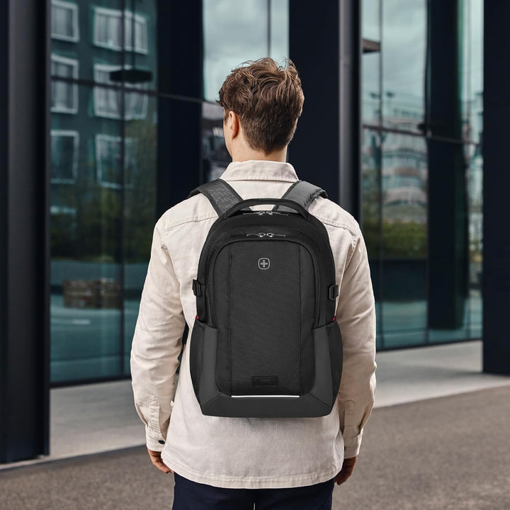 WENGER Laptop-Rucksack mit Tabletfach, Notebook, Tablet bis 10 Zoll, Organizer, Damen Herren, Büro B