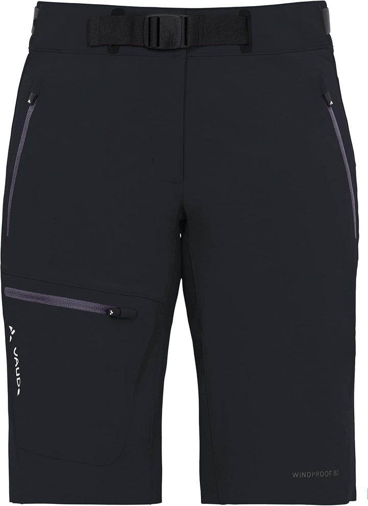 VAUDE Damen Hose Women's Badile Shorts 44 Black/Black, 44 Black/Black