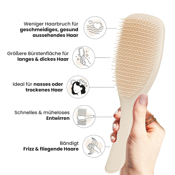 Tangle Teezer | The Wet Detangler Grosse Haarbürste für nasses und trockenes Haar | Für alle Haartyp