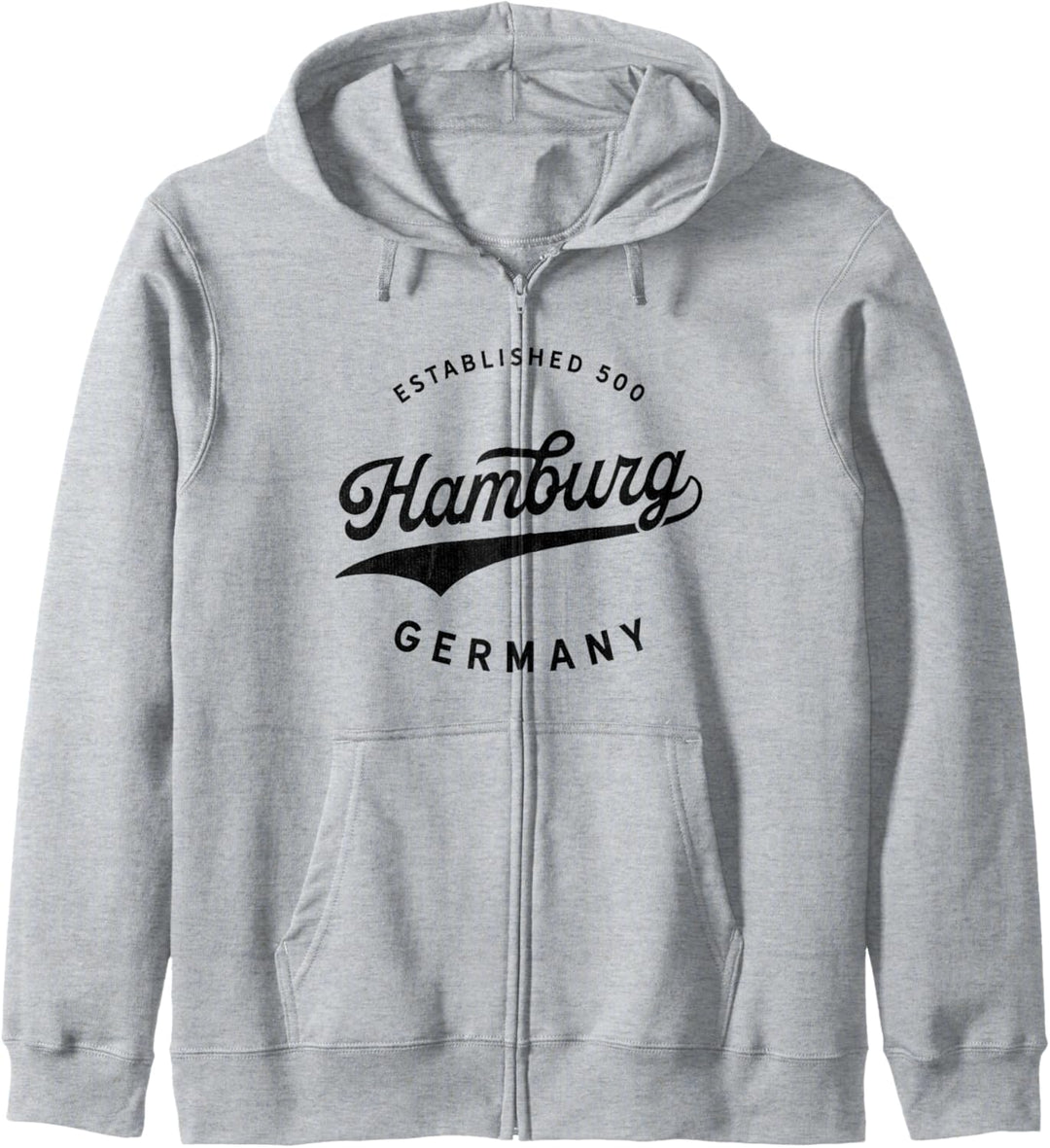 Classic Retro Vintage Hamburg Germany 500 Novelty Souvenir Kapuzenjacke
