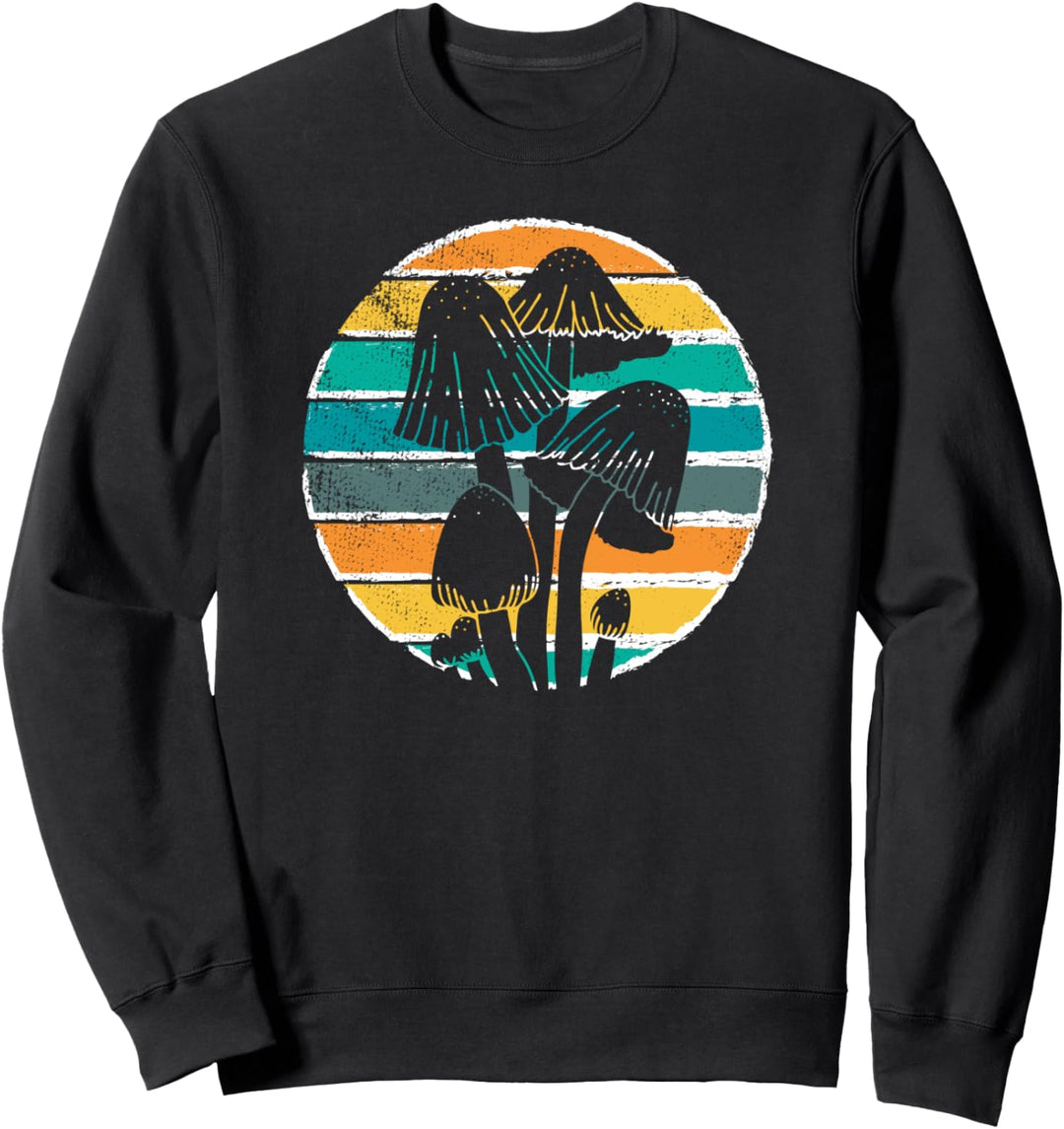 Retro Pilze Pilzsammler Schwammerl - Vintage Pilzsucher Sweatshirt