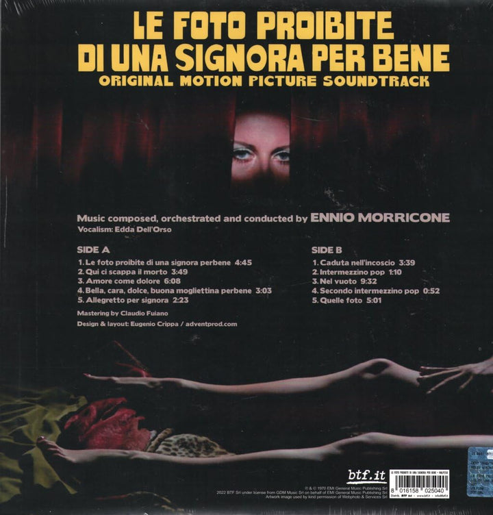 Le Foto Proibite di Una Signora Per Bene Ost, Vinyl