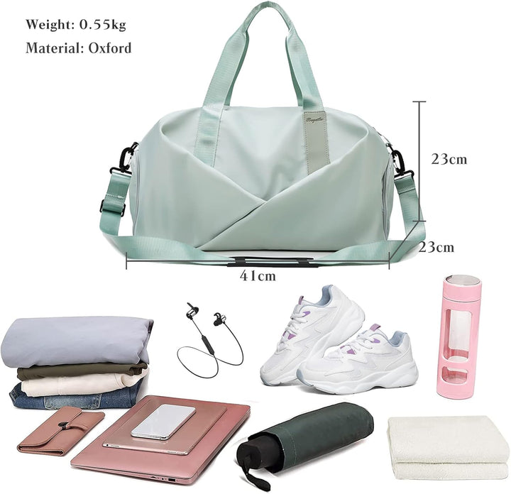 CORIOS Herren Sporttasche Damen Reisetaschen Duffle Bag Gross Weekender Übernachtung Tasche Oxford K