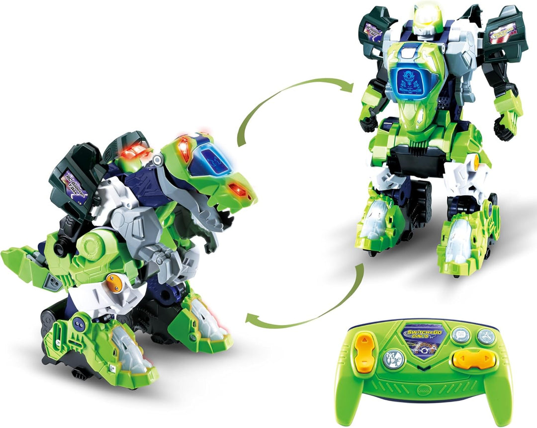 VTech 80-521064 RC Roboter-T-Rex Spielzeugdinosaurier, ferngesteuerter Roboter, automatische